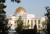Il Palazzo presidenziale ad Ashgabat